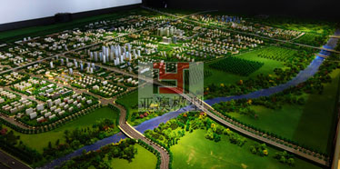 涿州規(guī)劃館---城市規(guī)劃沙盤順利驗(yàn)收并開館！