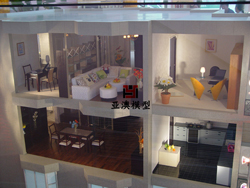 雙層復式戶型模型