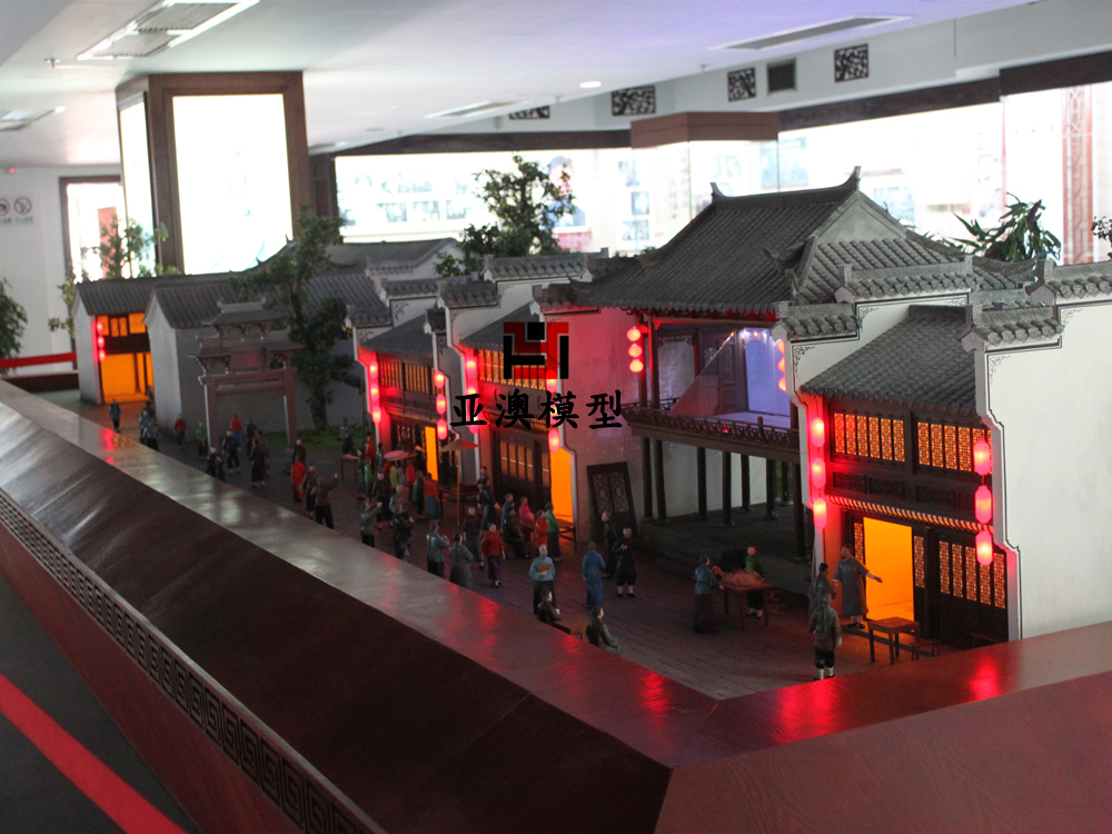 徽派古建場(chǎng)景模型