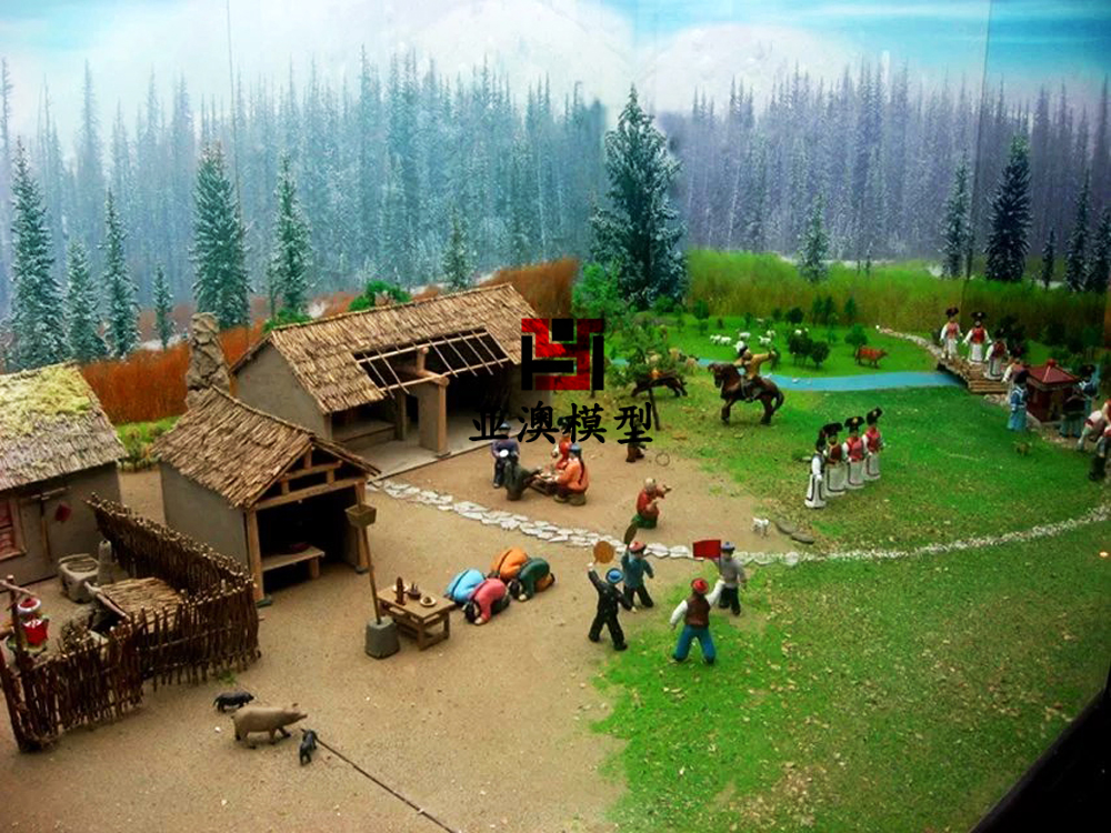 農(nóng)耕、居住、生活場景復(fù)原