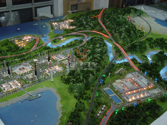 中國(guó)石油化工沙盤(pán)