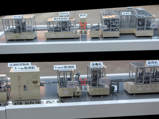 全自動裝配工藝模型